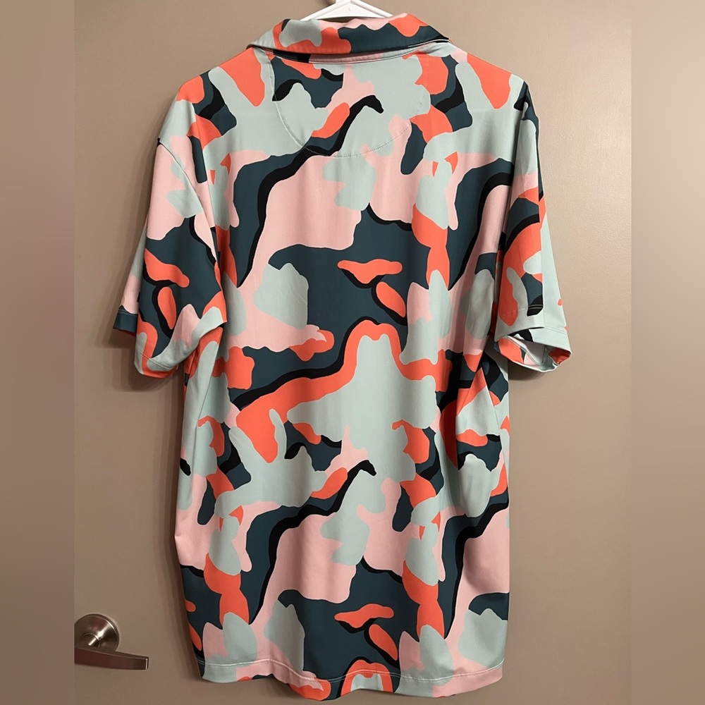 Bad Birdie Powell Camo Polo View 2